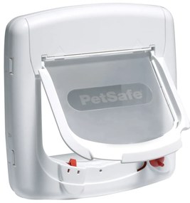 Porta magnética para gatos 4 vias Deluxe 400 branco 5005