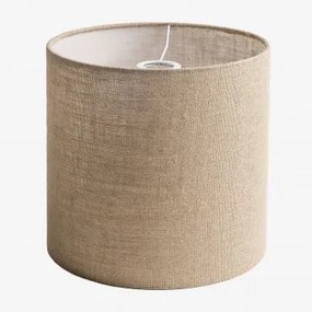 Abajur De Tecido Arlina Crema Linho & Ø30 Cm - ↑30 Cm - Sklum