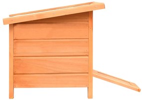 Casa para gatos pinho e abeto maciços 50x46x43,5 cm