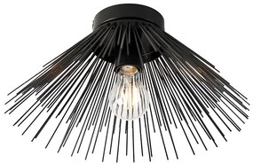 Candeeiro de teto Art Deco preto - Broom Moderno