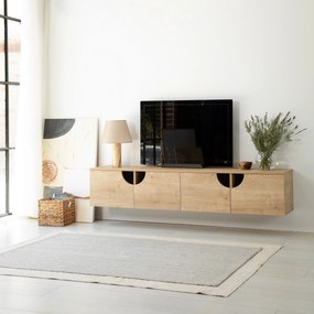 Móvel TV Grotte – Carvalho – 180x35x35 cm