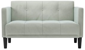 Sofá-luvas 111 cm veludo cinzento-claro