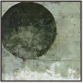 Quadro em tela emoldurado pintado à mão Light Ball