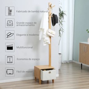 Cabide Prince em Bambu - Design Nórdico