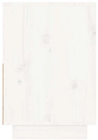 Mesas de cabeceira 2 pcs 60x34x51 cm pinho maciço branco