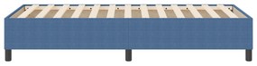 Cama Box Spring vidaXL Azul 90x200 cm Tecido Cotelê