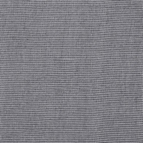 Cortinas de voile com aba 2 pcs preto