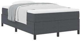 Cama vidaXL Cinza Escuro 120x200 cm Tecido Corduroy