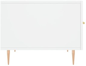 Mesa de centro 50x50x40 cm derivados de madeira branco