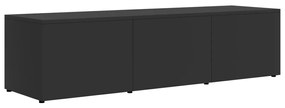 Móvel de TV 120x34x30 cm contraplacado cinzento