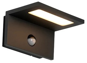 Aplique exterior cinzento LED sensor movimento IP54 - HARVEY Moderno