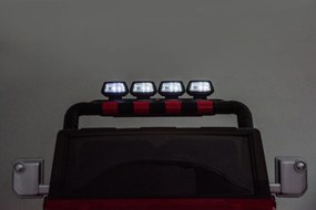 Carro elétrico para crianças Toyota FJ Cruiser XXL 24V 4x4, licença oficial (dois lugares), bateria de lítio portátil, chassis alto, suspensão traseir