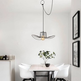 Candeeiro Tel – Preto – 108 x 15 cm