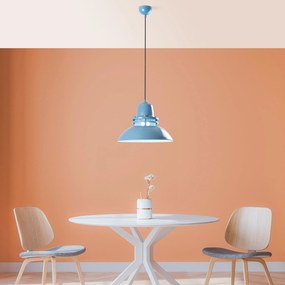 Candeeiro Suspenso com Altura Ajustável – Tibet Light Blue – Azul Clar
