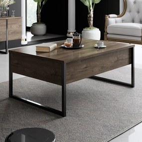Sofá de 3 Lugares Rome – Preto – 215x90x70 cm