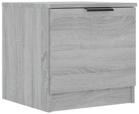 Mesas de cabeceira 2 pcs 40x39x40 cm sonoma cinzento