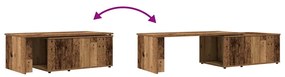 Mesa de centro madeira antiga 150x50x35 cm madeira trabalhada