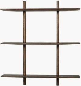 Estante de parede em madeira de carvalho Noir