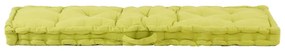 Almofadões para sofá de paletes 2 pcs algodão verde