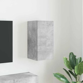 vidaXL Armário de TV de Parede Concreto 30 x 31 x 60 cm