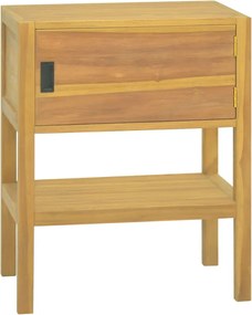 vidaXL Armário de casa de banho 60x40x75 cm madeira de teca maciça