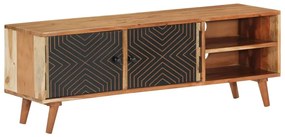 Móvel de TV 112x30x40 cm madeira de acácia maciça