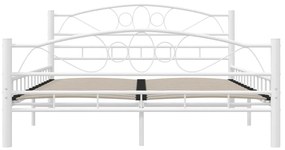 Estrutura de cama metal 140x200 cm branco