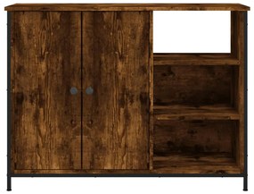 Aparador 100x33x75 cm derivados de madeira carvalho fumado