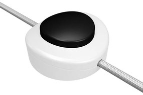 Interruptor de pé unipolar em linha Creative Switch branco