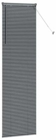 Persiana de Janela Cinzento-escuro 80 x 130 cm Alumínio
