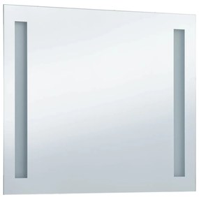 Espelho Caffi com Luz LED - 80x60 cm - Design Moderno