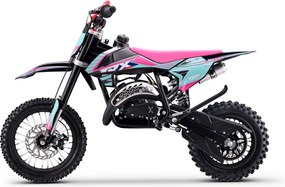 Moto Cross Gasolina para crianças BNO Motors Cross TRX 60 cc Rosa