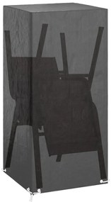 Capa p/ cadeira de jardim 8 ilhós 75x70x140 cm polietileno