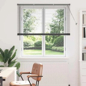 vidaXL Persiana de Janela Cinzento-escuro 125 x 175 cm Alumínio