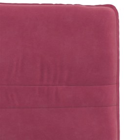 Cadeiras de jantar 2 pcs veludo vermelho tinto