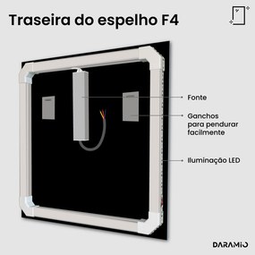 Espelho com luz F4