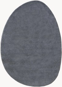 Tapete lavável de pelo curto com forma orgânica Nola