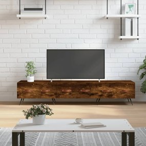 vidaXL Móvel de TV 150x36x30 cm derivados de madeira carvalho fumado