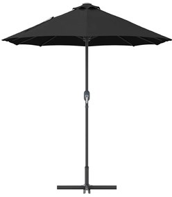Guarda-sol de Jardim Preto 380 x 196 x 235 cm