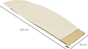 Capa Protetora de Chapéu de Sol Ø56x220 cm Capa para Chapéu de Sol Res