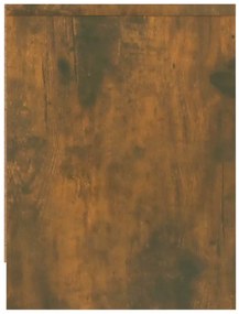 Mesa cabeceira 40x30x40 cm derivados de madeira carvalho fumado