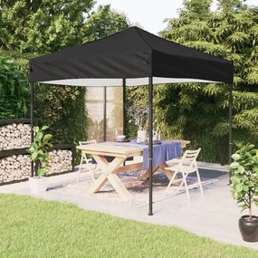 Tenda para festas dobrável 2x2 m preto