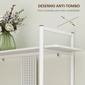 Estante com Prateleiras – Modelo Chamonix – 100x35x160 – Madeira – 6 N