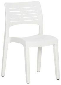 Cadeiras de jardim 2 pcs polipropileno branco