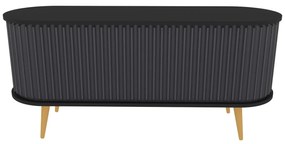 Móvel TV Stor – Preto Antracite – 140x43x64 cm