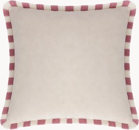 Almofada decorativa em veludo artesanal Happy