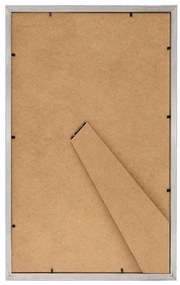 Molduras para mesa 3 pcs 10x15 cm MDF prateado