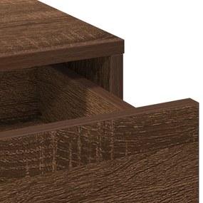 Conjunto de Maquilhagem de 3 Peças vidaXL em Carvalho Castanho de Made