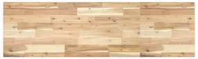 Prateleira flutuante 4pcs 160x40x2cm acácia maciça não tratada
