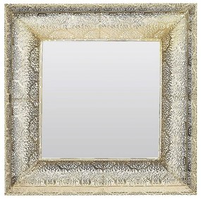 Espelho de parede 60 x 60 cm dourado PLERIN Beliani
